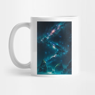 Zig Zag Galaxy in Space Mug